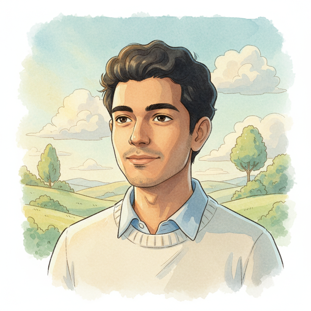 Studio Ghibli style anime portrait, generated from a text prompt